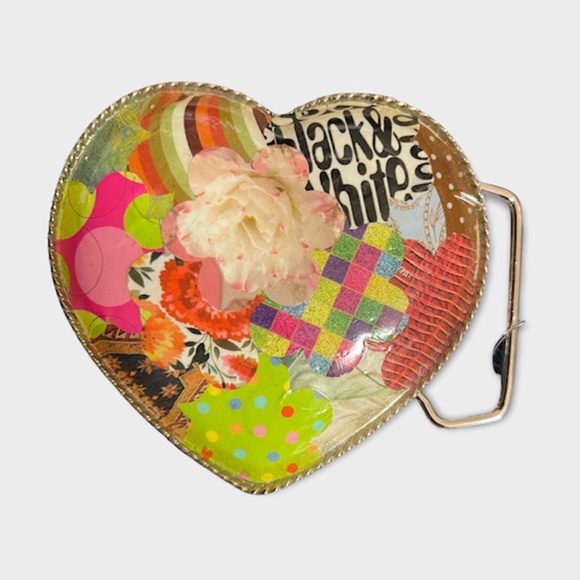 Handemade Designer Belt Buckles by HELEN ASHER DESIGNS new with tags